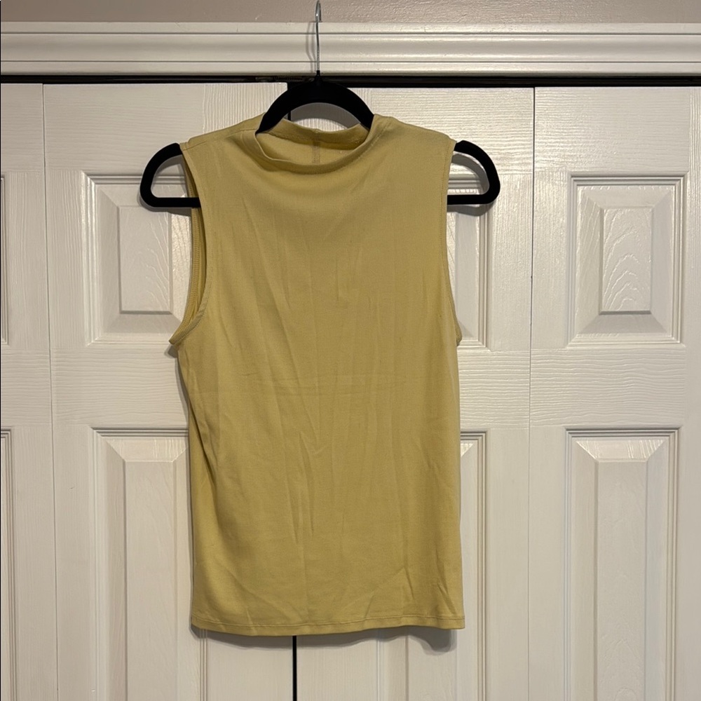 Everlane Mustard Sleeveless Tank Top NWT